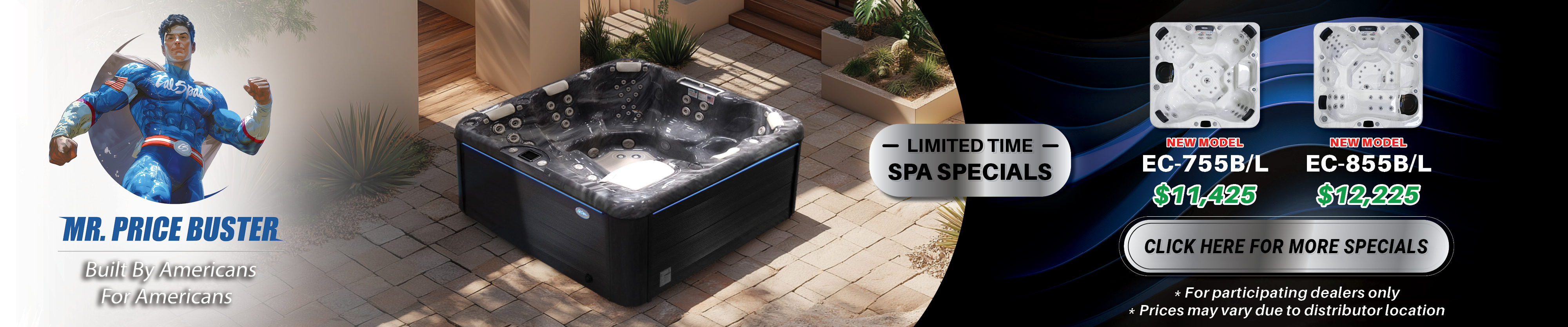 Calspas hot tub being used in a family setting - Stevensville